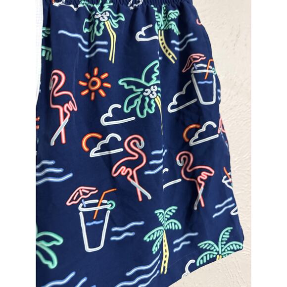 Chubbies The Neon Lights Swim Trunks Shorts Size Large - Picture 2 of 5